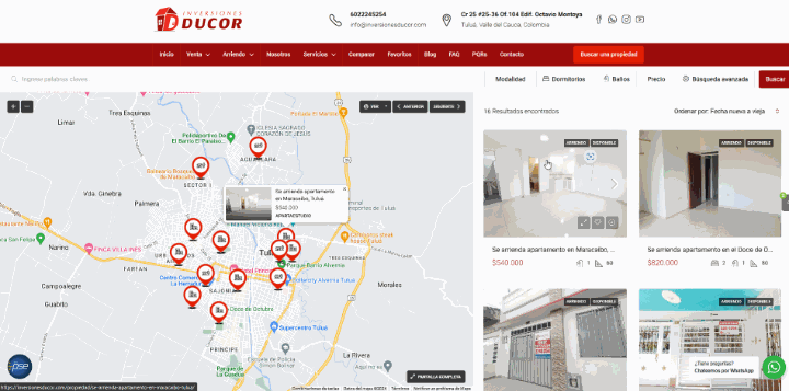Searching for properties